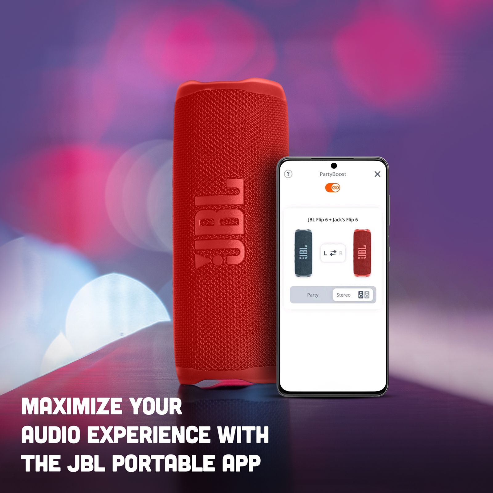 Buy JBL Flip 6 20W Portable Bluetooth Speaker (IP67 Waterproof
